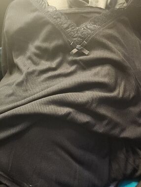 SS ribbed knit pant sleep set